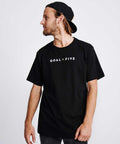Goal Five Men's Black Cotton T-Shirt Goal Five