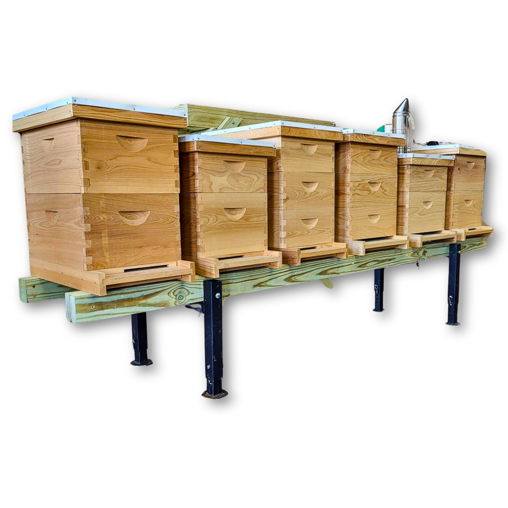 Metal Hive Stand with Adjustable Legs Foxhound Bee Company