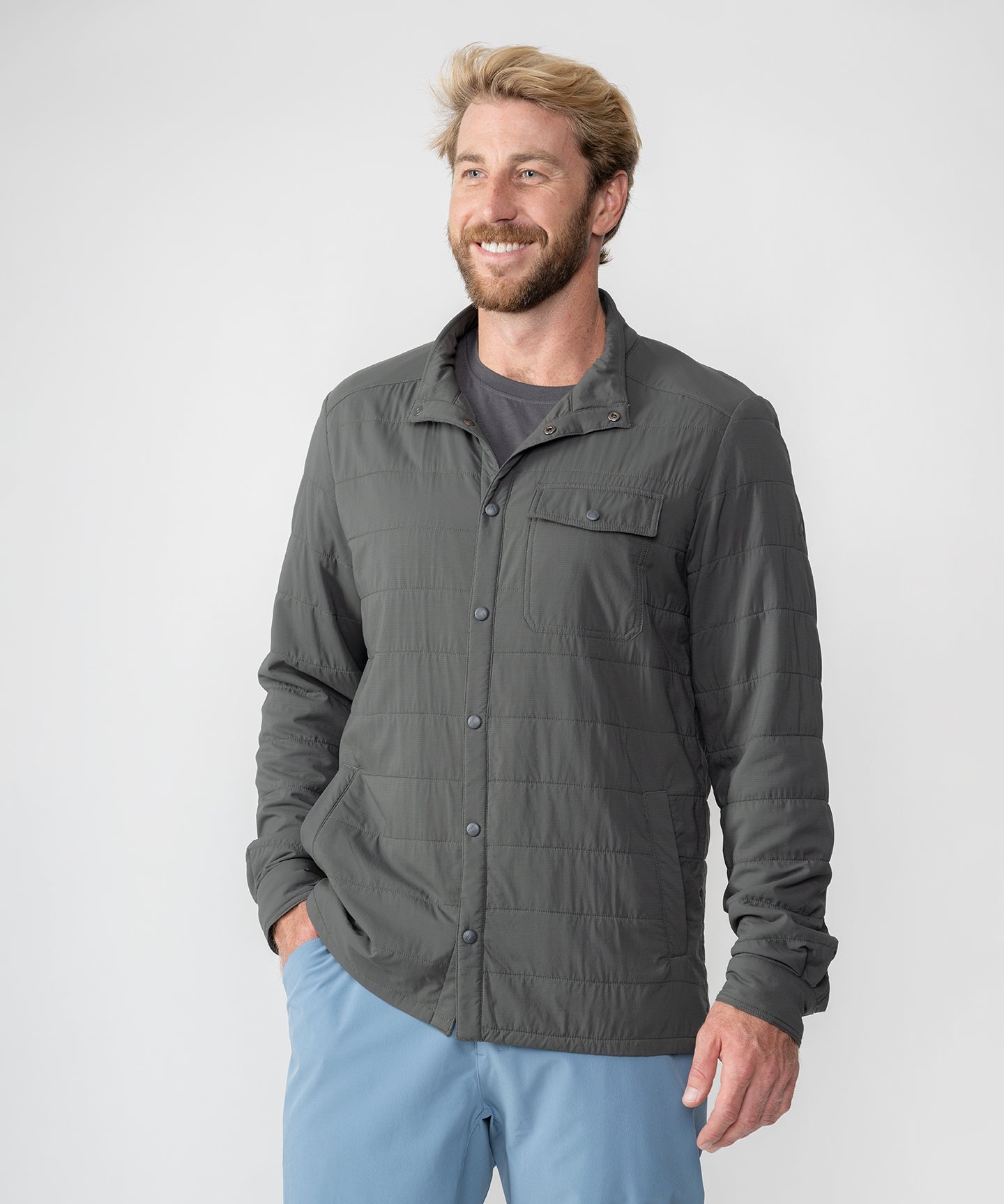 Ms Highlands Shirt Jacket Strafe Outerwear