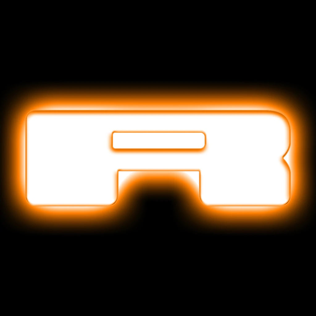 Illuminated LED Letter-R - 3140R005 Vinyasa Automotive