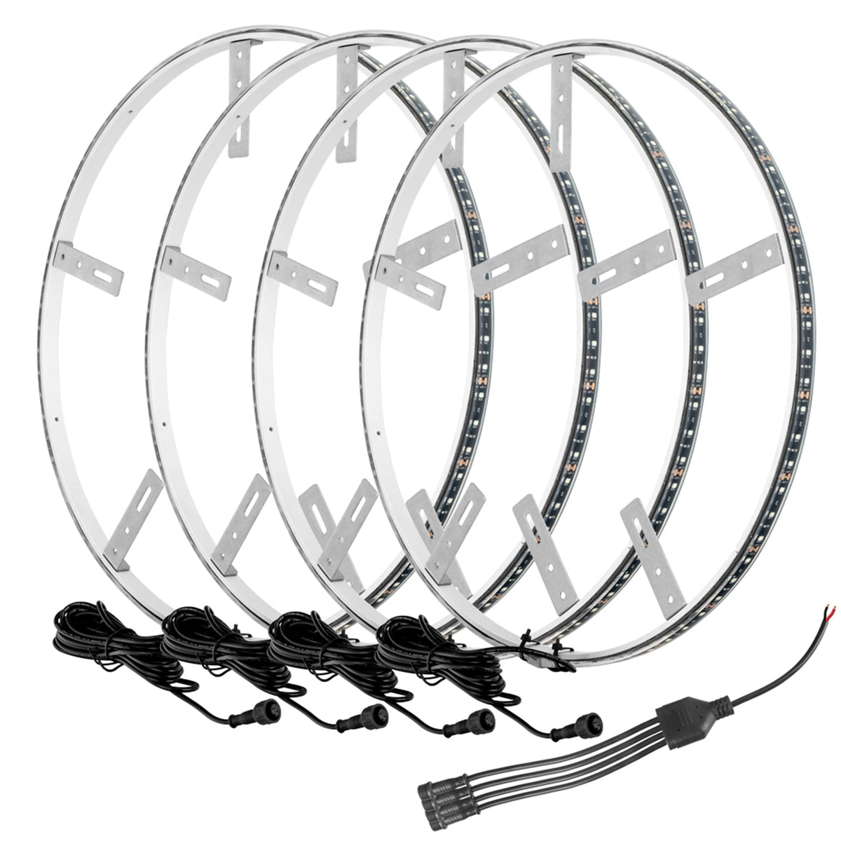 LED Light Wheel Rings ColorSHIFT - 4215334 Vinyasa Automotive
