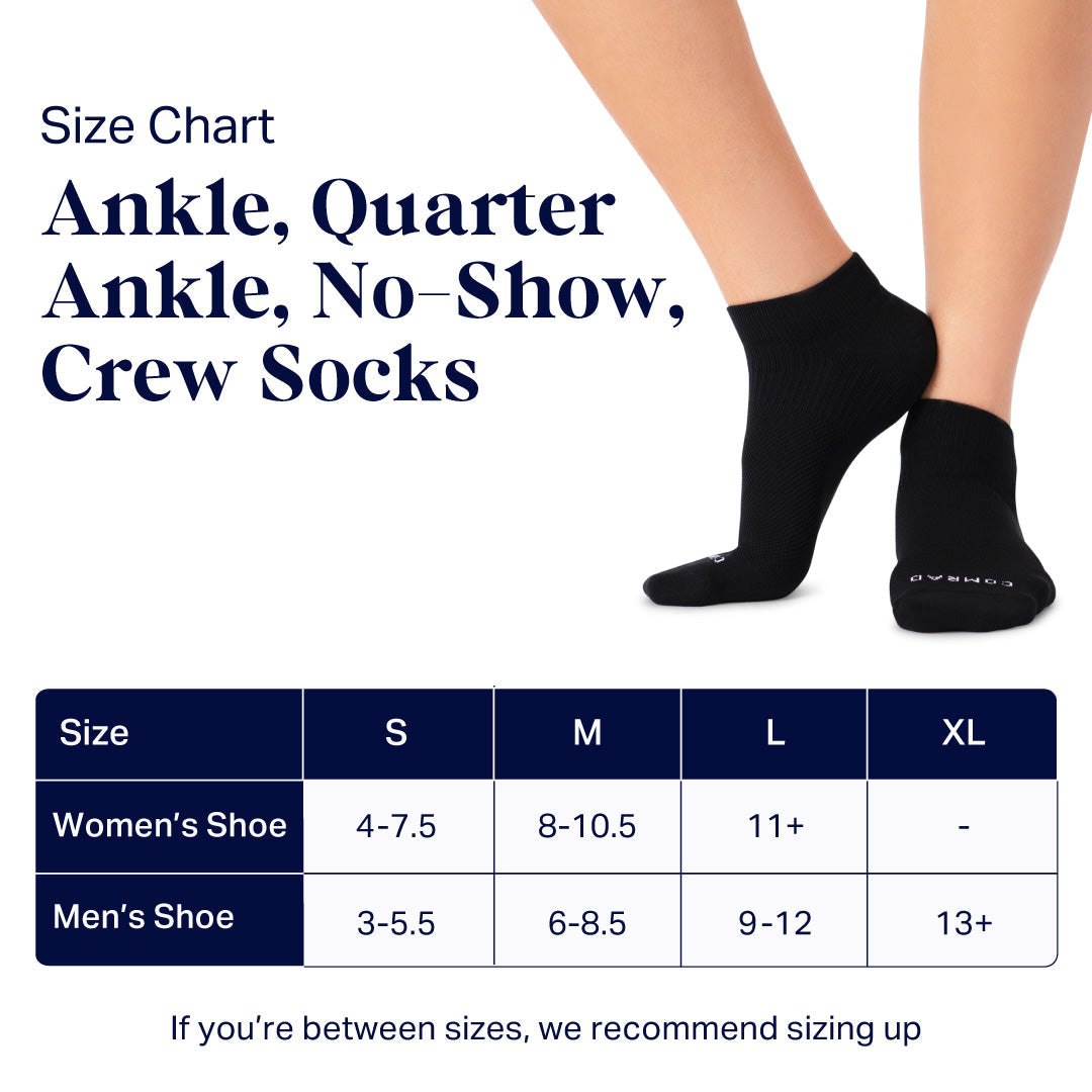 Ankle Compression Socks - 3 Pack