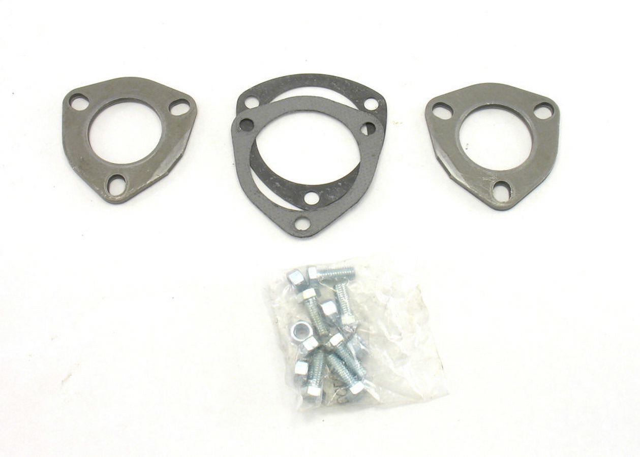 Collector Flanges - 1pr 3-Bolt- 2in Dia. - H7258 Vinyasa Automotive