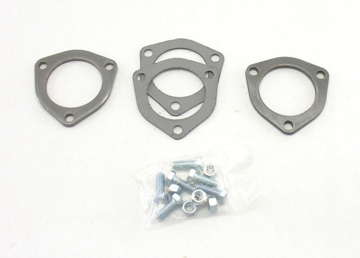 Collector Flanges - 1pr 3-Bolt 2-1/2in Dia. - H7259 Vinyasa Automotive