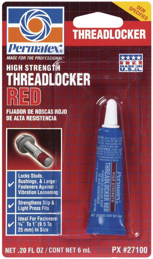 Threadlocker Red Vinyasa Automotive