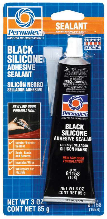 3 Oz Black Silicone Vinyasa Automotive