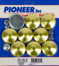 350 Pontiac Freeze Plug Kit - Brass - PE115B Vinyasa Automotive