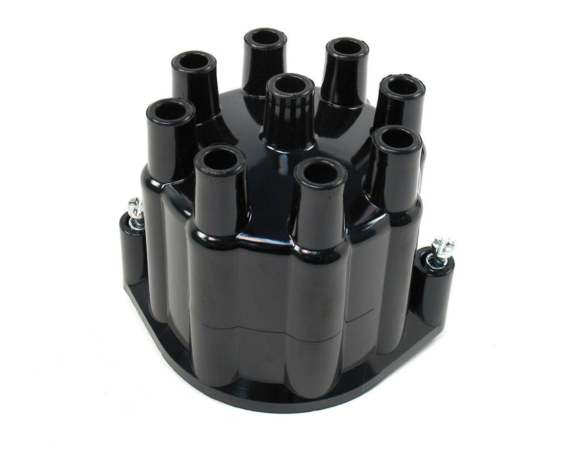 Distributor Cap - Black Billet V8 Distributors - D650700 Vinyasa Automotive
