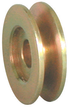 Pulley 1-V Yellow Zinc 2-3/8in OD - 111 Vinyasa Automotive