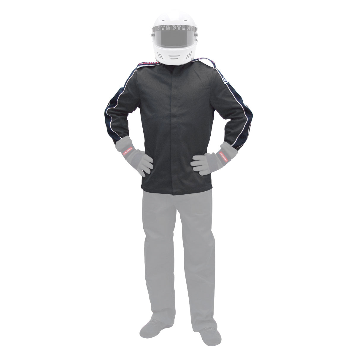 Jacket Deluxe Medium Black SFI-5 - RJ200120 Vinyasa Automotive