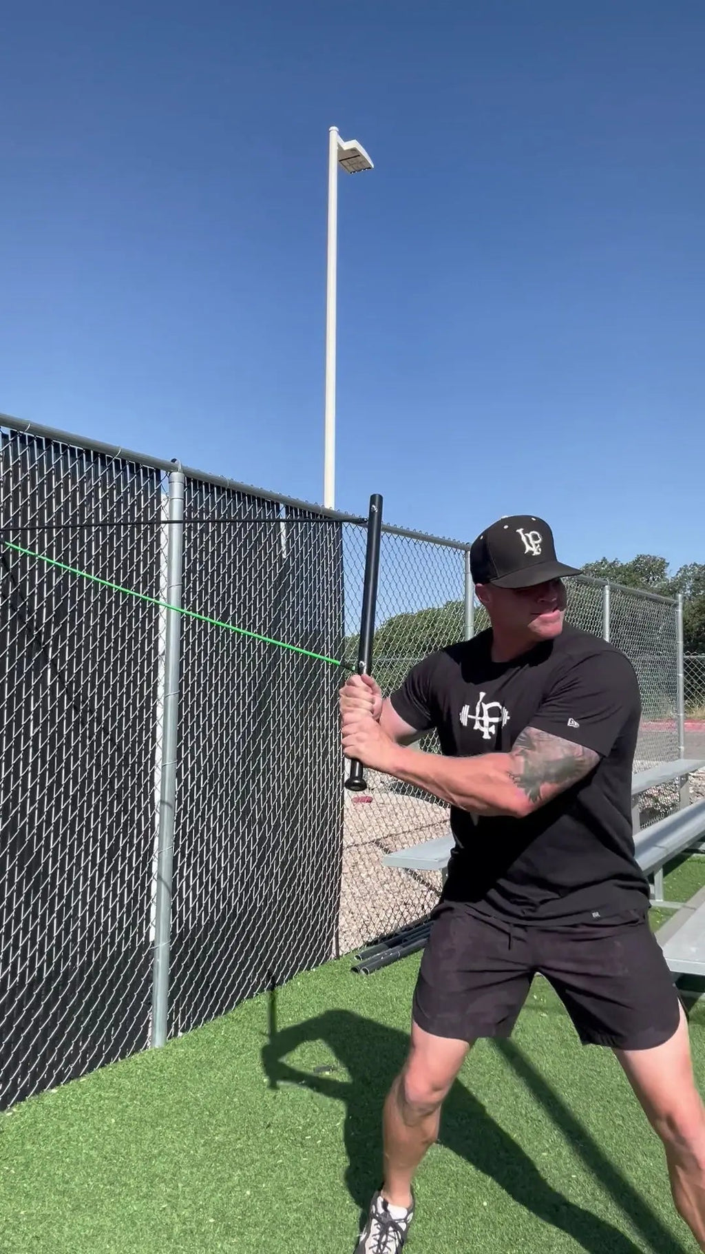 Power Swing Pro Bundle - Baseball & Softball Swing Trainer - 2 Attachment Points - Includes 4 Week Bat Speed Accelerator Program Power Swing Fitness