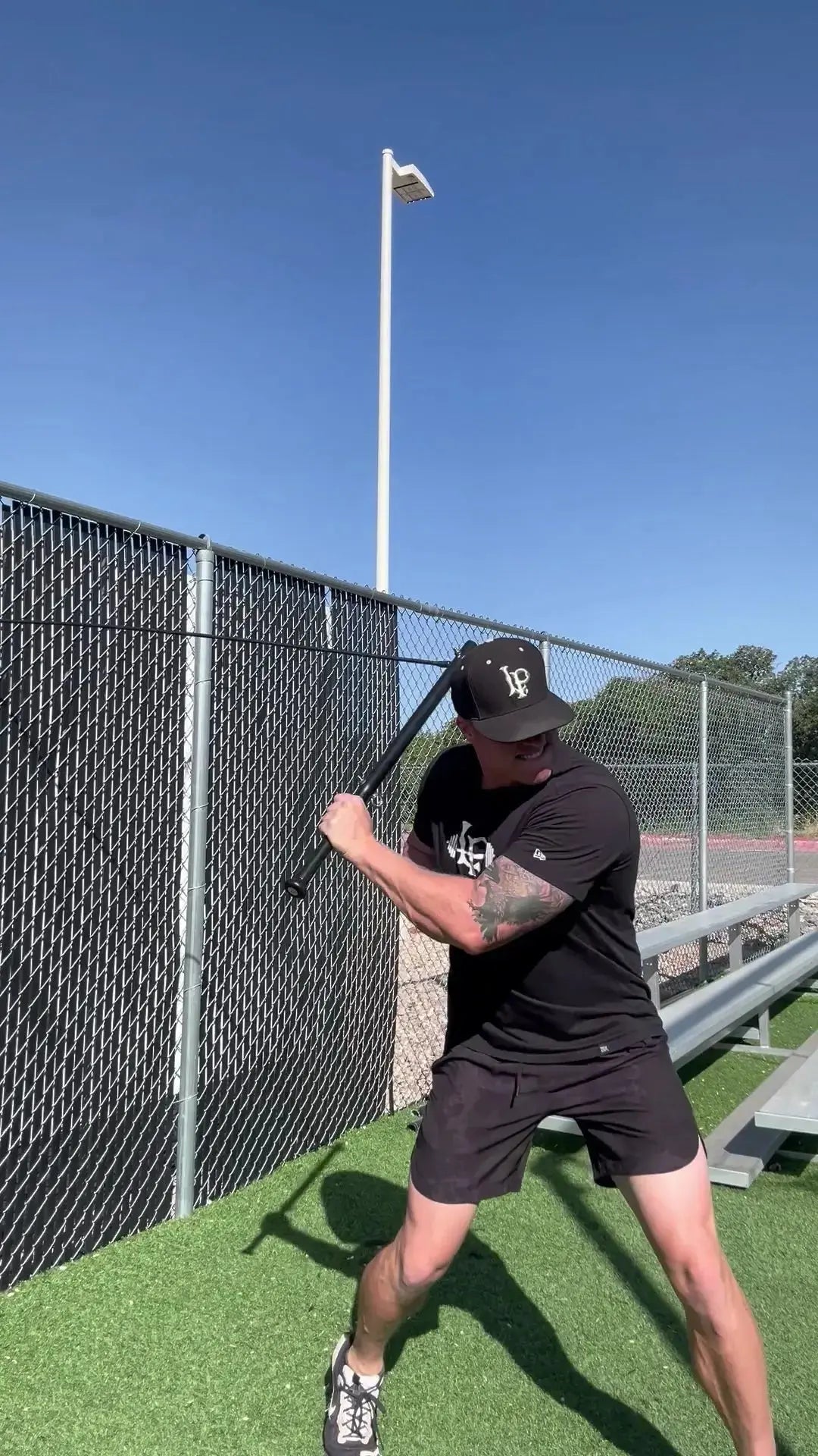 Power Swing Pro Bundle - Baseball & Softball Swing Trainer - 2 Attachment Points - Includes 4 Week Bat Speed Accelerator Program Power Swing Fitness