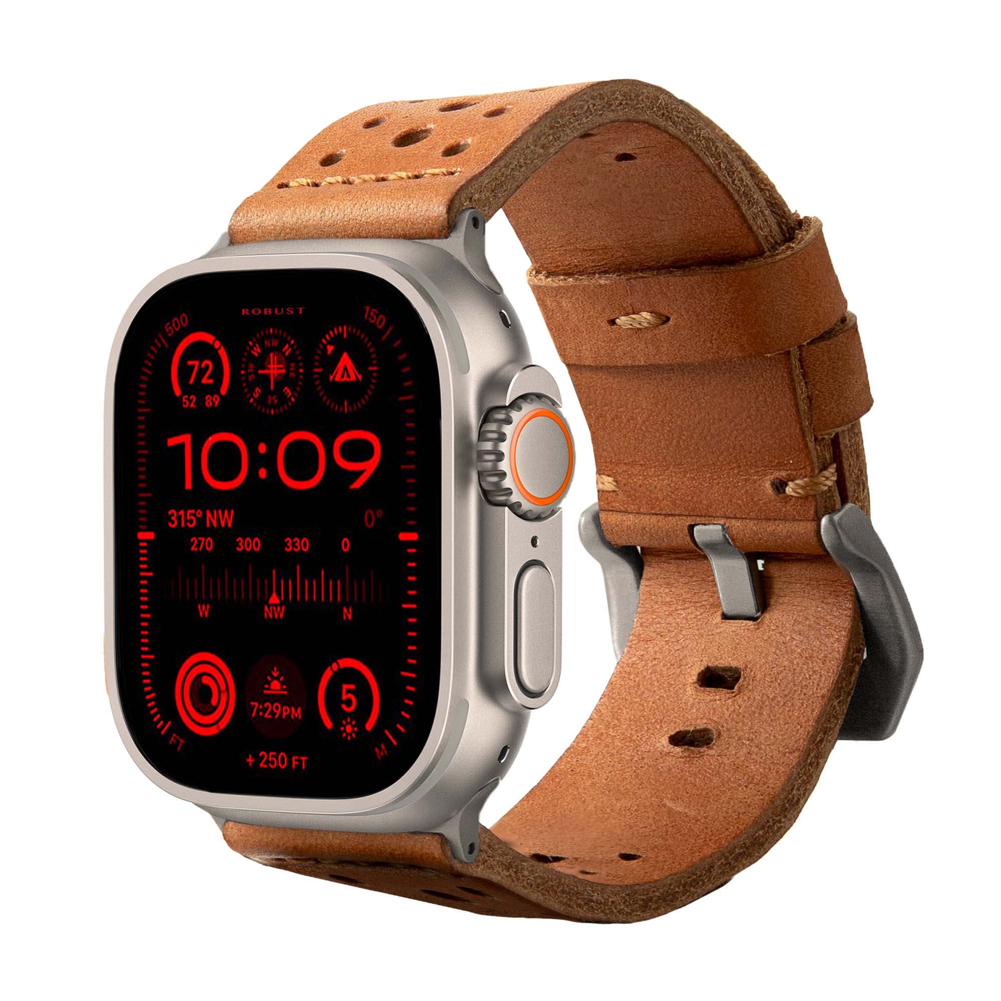 Racing Leather Strap Robust
