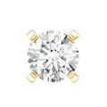Minimalist Peg Head Set Diamond Nose Pin Stud