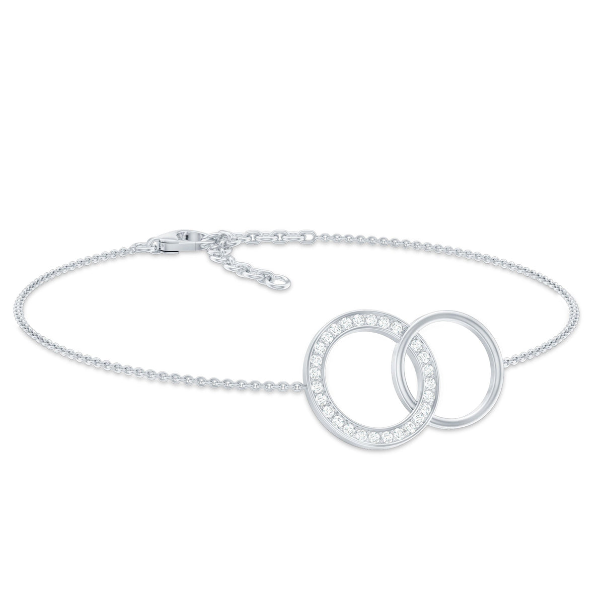 Diamond Eternity Chain Bracelet For Women