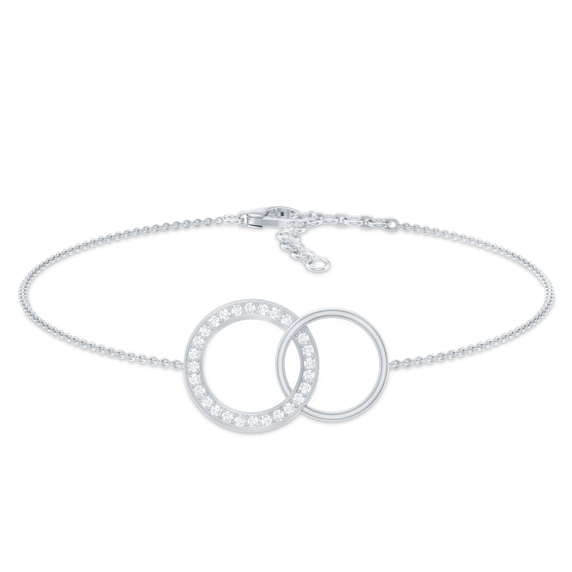 Diamond Eternity Chain Bracelet For Women