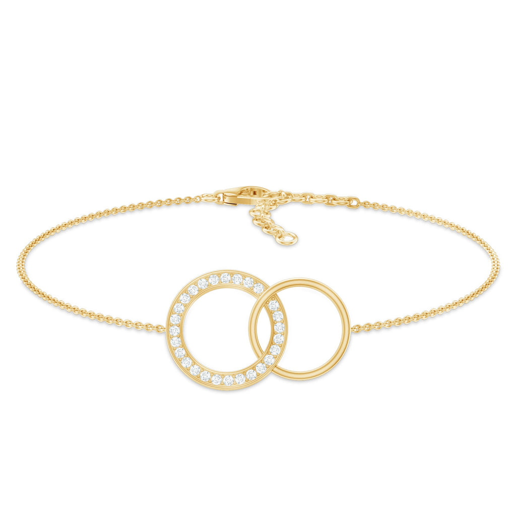 Diamond Eternity Chain Bracelet For Women