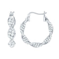 Certified Moissanite Big Hoop Earrings for Her