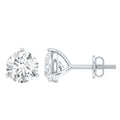 Solitaire Lab Grown Diamond Martini Stud Earrings