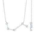 Moissanite Aries Constellation Necklace for Women