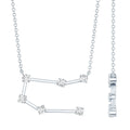Certified Moissanite Gemini Constellation Necklace