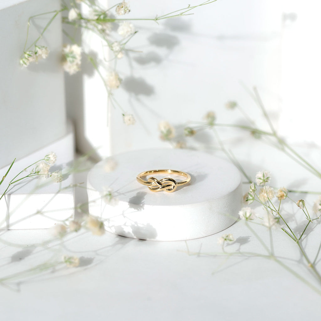 Infinity Knot Promise Ring for Women