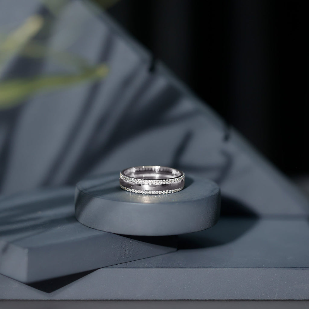 Natural Certified Diamond Wedding Band