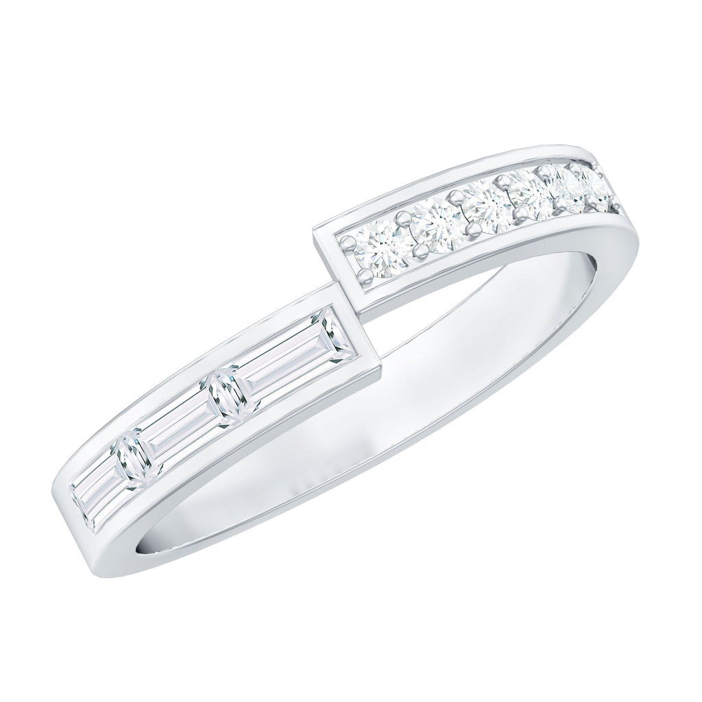 Natural Diamond Anniversary Band Ring with Certificate