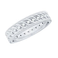 Diamond Twisted Rope Wedding Band Ring