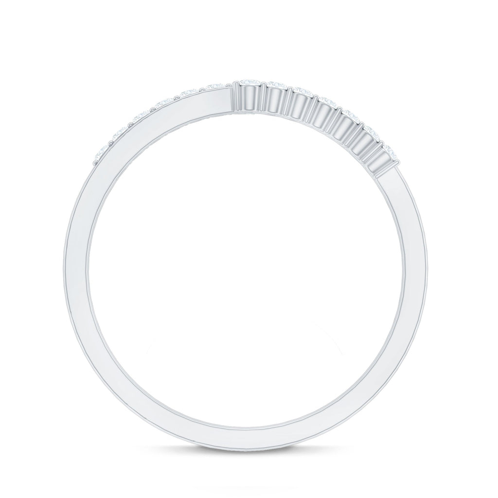 Minimalist Real Diamond Stackable Ring for Women