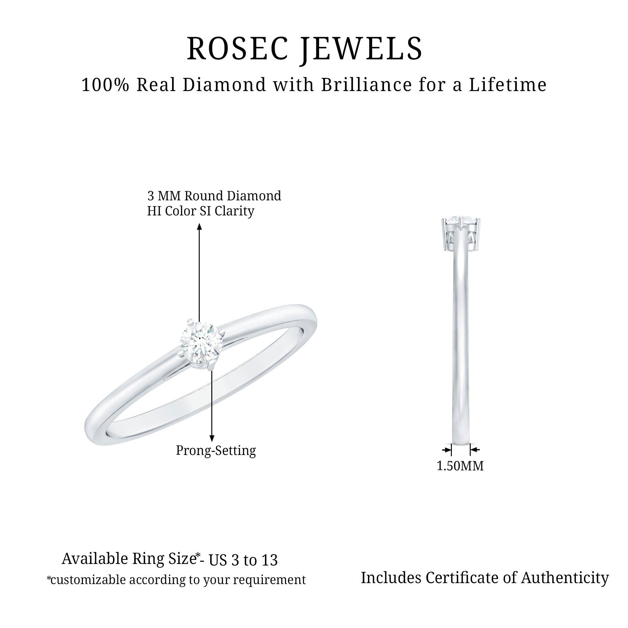 Diamond Promise Ring For Her