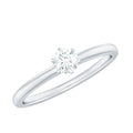 Peg Head Set Diamond Promise Ring for her