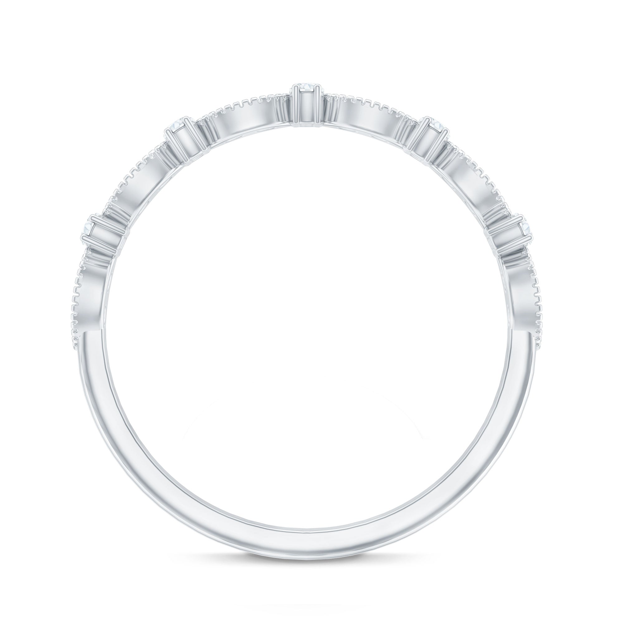 Designer Moissanite Eternity Ring for Women