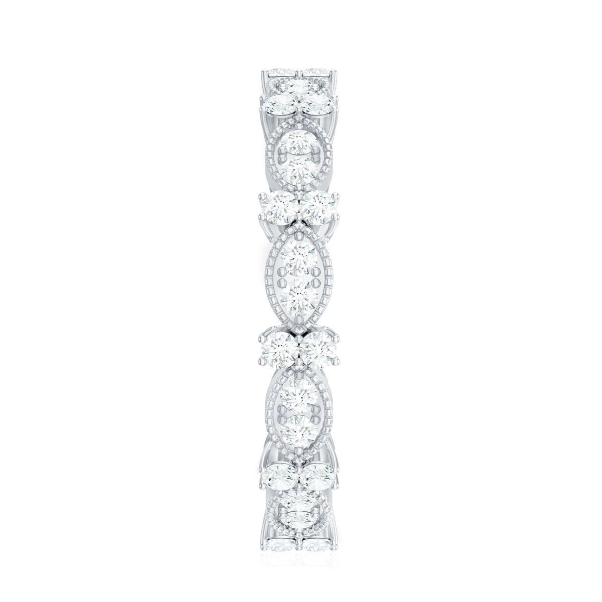 Designer Moissanite Eternity Ring for Women