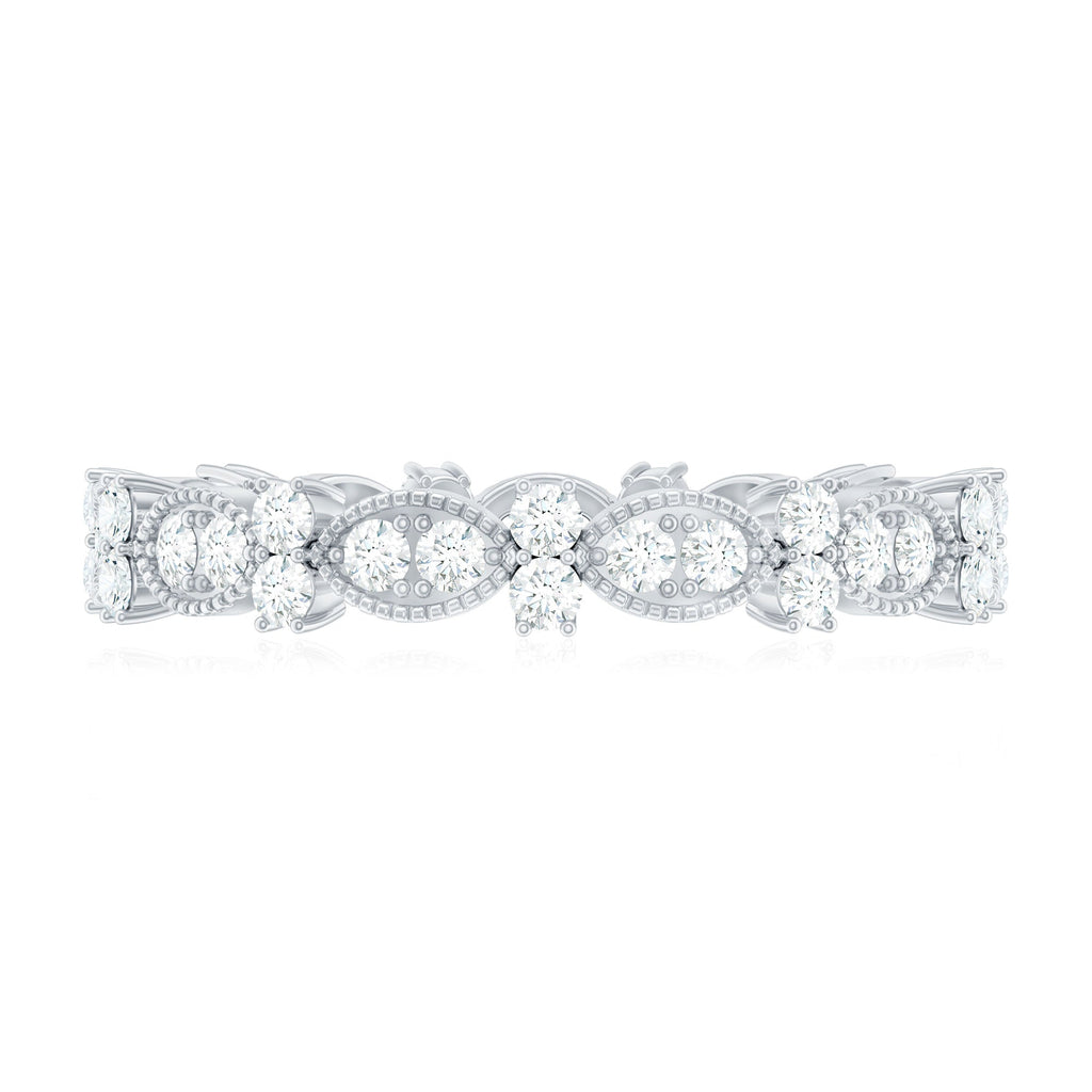 Designer Moissanite Eternity Ring for Women