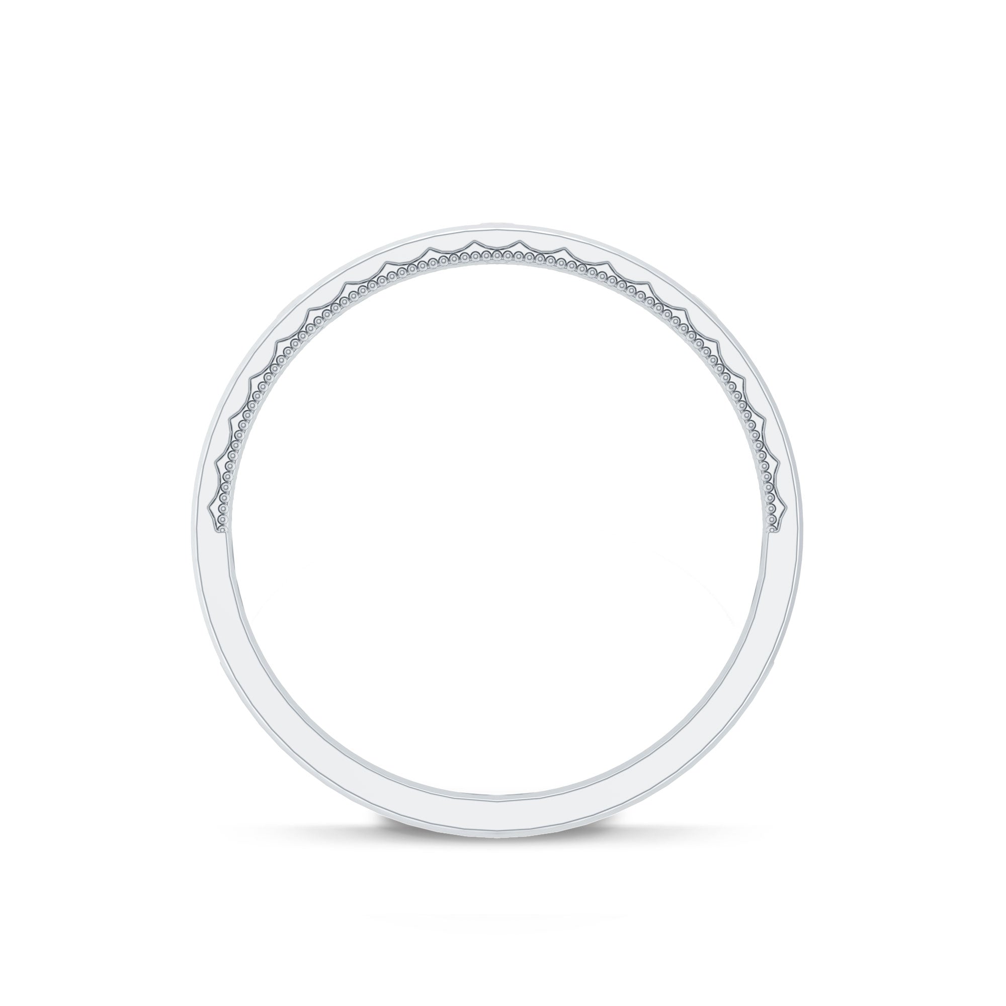 Certified Diamond Band Ring in Flush Setting