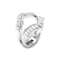 Baguette Cut Moissanite Engagement Ring Enhancer