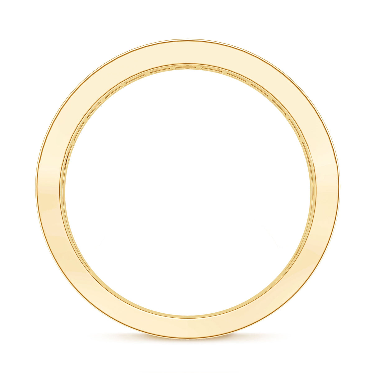 Moissanite 3 Row Eternity Band Ring for Women