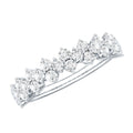 Natural Diamond Half Eternity Wedding Band with Certificate