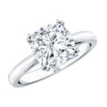 3 CT Cushion Cut Certified Moissanite Solitaire Engagement Ring