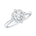 Vintage Style Lab Grown Diamond Engagement Ring