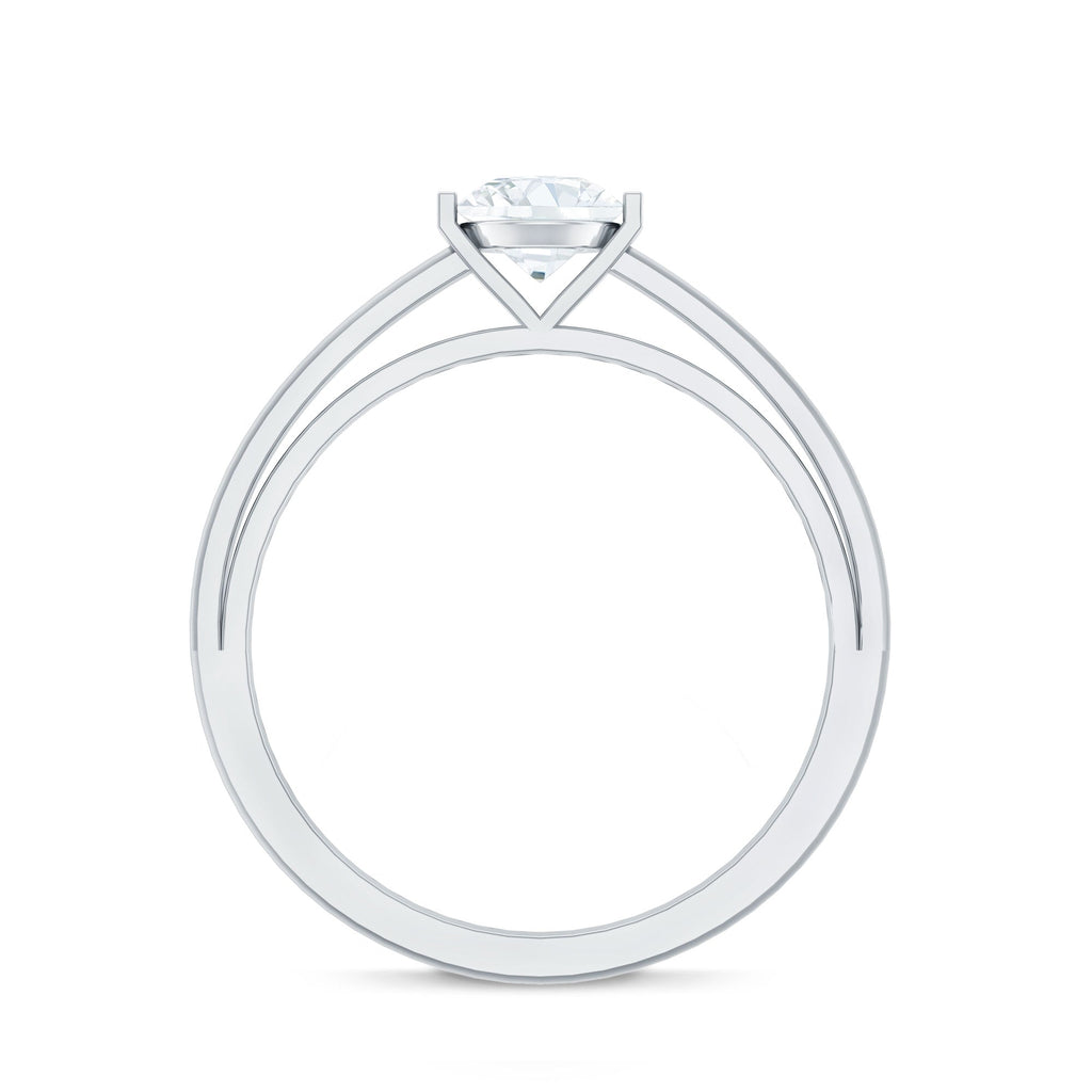 Minimal Lab Grown Diamond Solitaire Ring