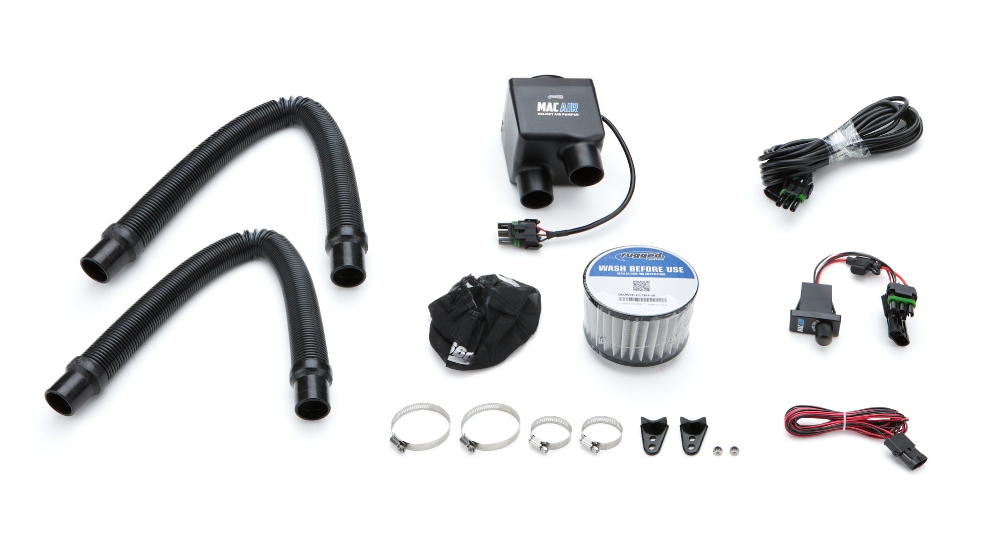 Mac Air System 2 Person Helmet Pumper System - MAC2PKIT Vinyasa Automotive