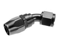 6AN Swivel Hose Ends Black 45 Vinyasa Automotive