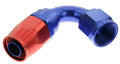 10AN 120 Degree Female Aluminum Hose End RD BLU Vinyasa Automotive