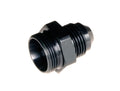 6AN Caburetor Adapters - Black Vinyasa Automotive