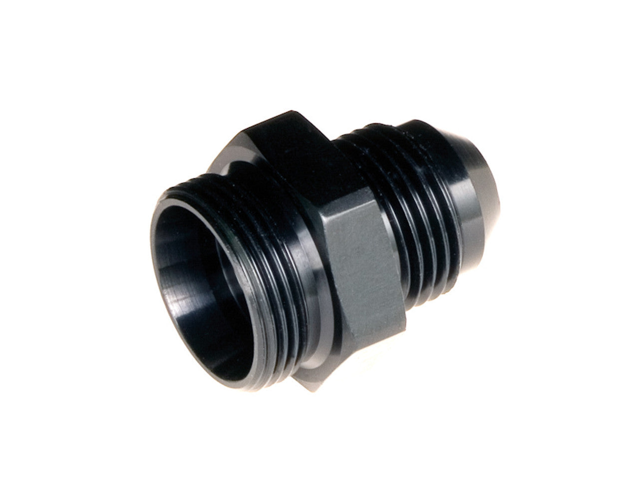 6AN Caburetor Adapters - Black Vinyasa Automotive