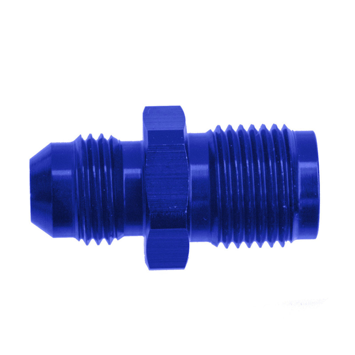 6AN Fuel Pump Adapter Blue Vinyasa Automotive