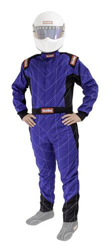 CHEVRON-1 SUIT SFI-1 BLU 2XL Vinyasa Automotive