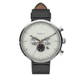 ROOSEVELT CHRONO LEATHER - Black/Silver/Marine Vestal Watch